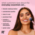 Real Techniques 5 Piece Everyday Essentials Makeup Brush Set, Includes 4 Brushes & Sponge, Travel Gift Set