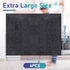 6 Pcs Extra Large Microfiber Cleaning Cloth 30" x 20" Washable Reusable Microfiber Towel Streak Free Lint Free Cloth for Cleaning Home Glass Office Window Bathrooms (Gray) by Newwiee
