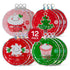 SpaLife Christmas Stocking Stuffer Facial Masks 12-Pack for Hydrating and Refreshing Skin