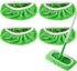 Reusable Microfiber Mop Pads for Swiffer Sweeper Mop, Dry Sweeping & Wet Mopping Cloths, 4 Pack (Mop Not Included)