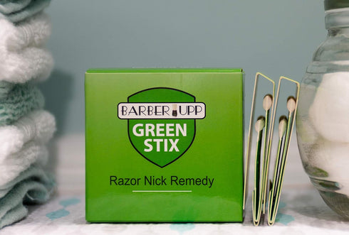 Styptic Sticks for Razor Nicks - 6 Pack (120 Green Stix) Disposable, Sanitary, & Fragrance-Free Shaving Accessories