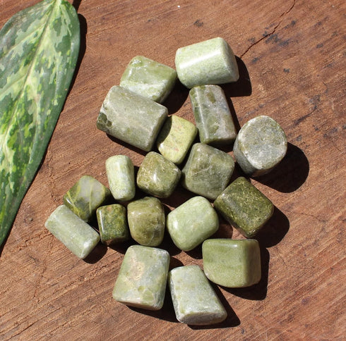 Jet Vasonite Tumbled Stone, 100 Grams, Grade Healing Metaphysical, Approx. 0.75" to 1"