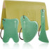 Lusomch Gua Sha Tools 3 Pcs Natural Jade Gwashah Stone Instead of Stainless