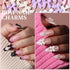 FANDAMEI Nail Art Kit, Nail Charms and Gems, Rhinestones for Nails, Bow and Flower Charms for Nail Design