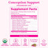 Pink Stork Fertility Bundle - Conception Tea and Supplements for Women, Prenatal Vitamins with Ashwagandha, Inositol,