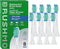 Brushmo Total Clean Replacement Toothbrush Heads, 8 Standard Soft Dupont Bristles for Philips Sonicare Electric