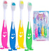 Lingito Kids Toothbrush Extra Soft - Easy Grip for Toddlers, Children Size Toothbrush Pack for Ages 3+