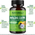 NATURELO Magnesium Glycinate Chelate Complex, 200 mg with Organic Vegetables for Sleep and Stress Relief