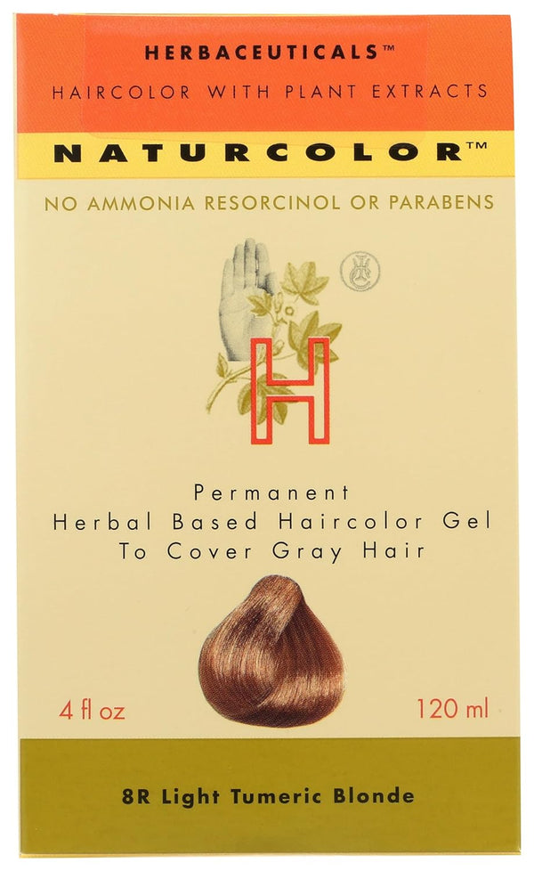naturcolor Hair Dye, Light Turmeric Blonde, 4 Ounce (8R)