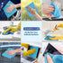 Microfiber Cloth, 6 Pack Window Cleaning Cloths, Reusable Lint Free Towels for Glasses, Screens, Mirrors, Windshields