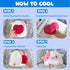 Shopzoki Heatable Strawberry Scented Cow Plush for Period Cramp Relief & Emotional Support, Microwavable Soft Toy