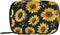 Kigai Sunflower Pill Case Weekly Pill Box Portable Travel Pill Bag Organizer