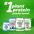 Orgain Organic Vegan Protein Powder, Iced Coffee, 21g Plant Protein, 60mg of Caffeine, Low Net Carb, No Added Sugar