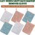 PHOGARY 6 Pack Microfiber Body Wash Mitts, 6×8 Inch, Super Absorbent & Soft Face Mitten, Reusable Makeup Remover Mitt