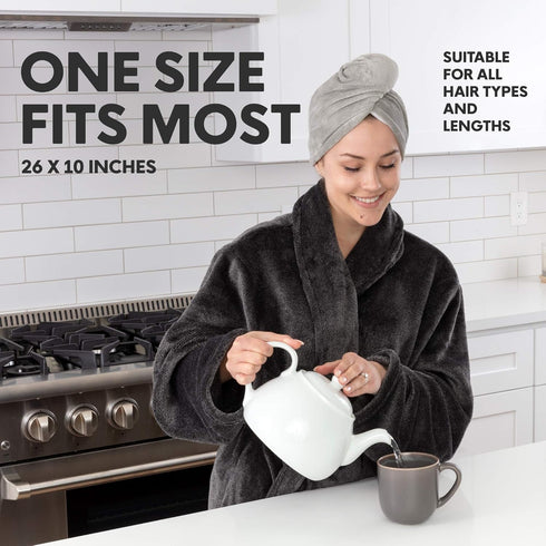 Ultimate Microfiber Hair Towel Wrap for Women - Quick Drying & Gentle Care, Perfect Hair Towel Solution
