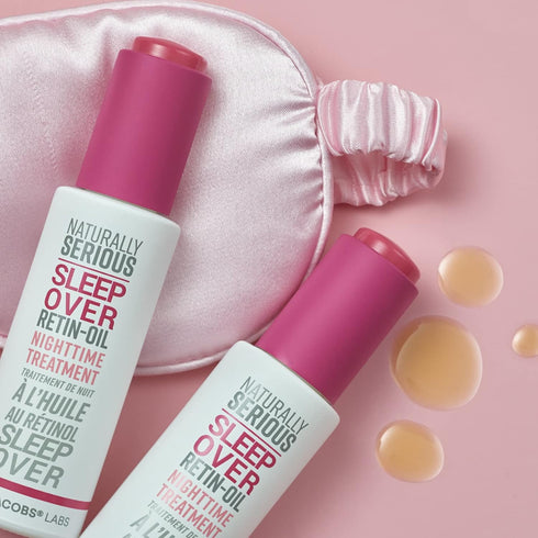 Naturally Serious Sleepover Retin-Oil Nighttime Treatment, Vegan Retinol Oil for Face, Anti-Aging