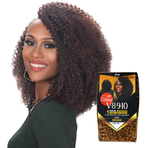 Royal Zury Synthetic Hair Crochet Braids V8.9.10, Bohemian 1 Pack Enough (2)