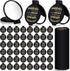 Weysat 48 Pcs Compact Mirror Bulk, Mini Inspirational Gifts, Pocket Folding Mirrors for Women