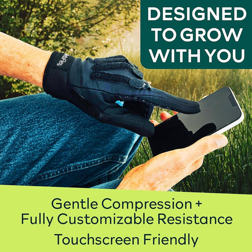 MetaFlex Arthritis Pain Relief Gloves, Therapeutic Compression Glove & Wearable Grip Strengthener for Swelling Relief