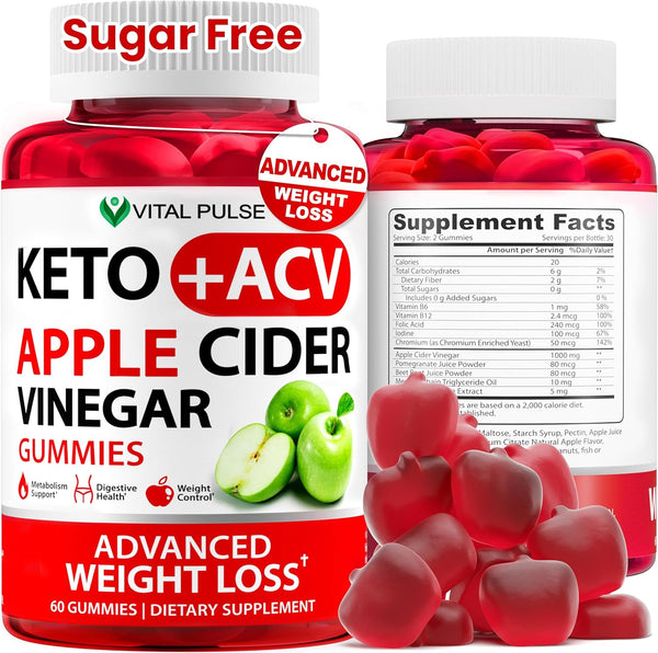 Vital Pulse Keto ACV Gummies Advanced Weight Loss - Sugar Free ACV Keto Gummies