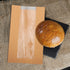 OFFIGAM 50pcs Packaging Kraft Paper Bakery Bread Bags with Window Large Size Greaseproof Food Storage Pouches