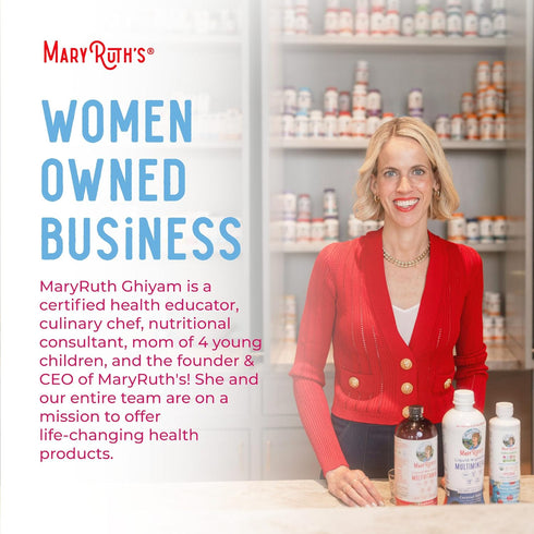 MaryRuth Organics Multivitamin for Women 40+, Liposomal Immune Support Supplement, Vegan, 15.22 Fl Oz