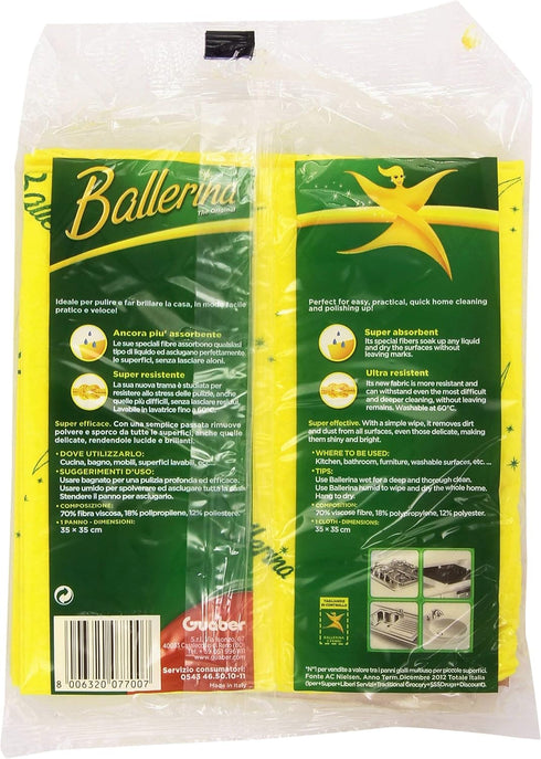 Ballerina Cloth-Yellow, 3-Piece Set