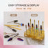 PANA Nail Drill Bit Holder, Clear Acrylic Stand Display Organizer for Manicure Tools, 12 Holes