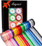 LIUYAXI 20 Colors Satin Ribbon, 100 Yard, 2/5" Wide, Perfect for Gift Wrapping, Crafts, Hair Bows