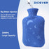 Hot Water Bottle with Soft Cover, 2L Bag for Menstrual Cramps, Pain Relief, Hot and Cold Therapies