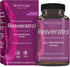 Reserveage Beauty Resveratrol 100 mg, 60 Capsules for Heart & Cellular Health