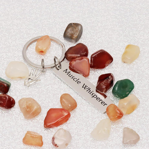 Kivosliviz Massage Therapist Gifts for Women - LMT Gifts & Massage Therapy Accessories Keychain