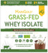 MariGold Grass-fed Whey Protein Isolate Powder - Rich Chocolate Malt Flavor - 1 Lb, 100% Pure, Non-GMO