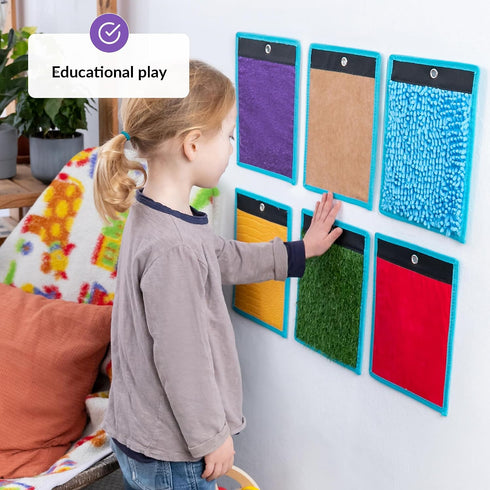 ODOXIA Sensory Mats for Autistic Children | Tiles for Kids | Wall Panel Kids | Multi-Sensory Exploration | Different