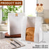 Hoewina 25PCS 25PCS (13.7x8.3x3.5 inch, Paper Bread Bags, Large Sourdough Bread Bags for Homemade Bread Bakery Storage
