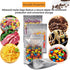 4"x 6" 30 Packs Mylar Bags for Food Storage, Reusable Bags with Window for Long Term Storage