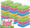 Compressed Cellulose Kitchen Sponges 24 Pack, Non-Scratch Biodegradable Natural Sponge Scrub for Dishes Cleaning