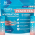 HydroMATE Electrolytes Powder Packets Drink Mix - Low Sugar Hydration Accelerator with Vitamin C B12 - 30 Sticks