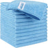 HOMEXCEL 12 Pack Microfiber Cleaning Cloths, Blue Premium Towels, Lint Free, Highly Absorbent, 11.5"X11.5"