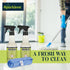 Mrs. Meyers Multi-Surface All Purpose Cleaner Set, 2 Pack Spray and Cloth Bundle for Bathroom, Living Room, 16 oz,