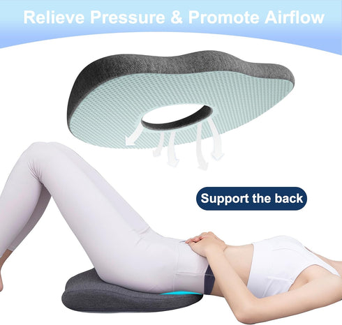 Tailbone Tailbone Bed Sore Cushions For Butt, Bedsore Pressure Relief Pillow for Sleeping and Sitting, Donut Pillow