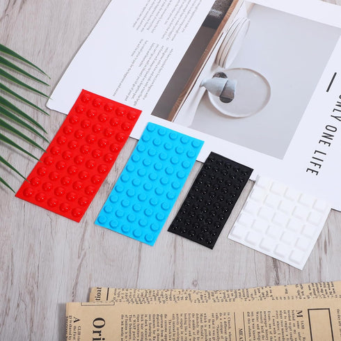Qulkws 175 Pcs Bump Dots for Visually Impaired Braille Bump Dot Sticker Silicone Braille Sticker Blind People Tactile