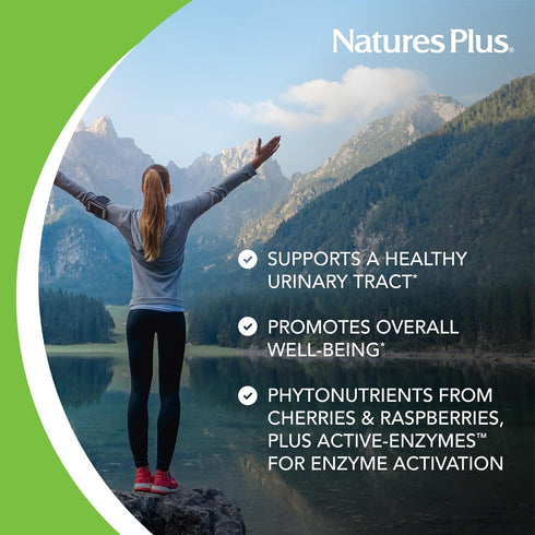 NaturesPlus Herbal Actives Ultra Cranberry 1500, 30 Tablets for Urinary Tract Support