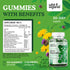 Wild & Organic Liver Support Gummies - 60 Vegan Milk Thistle, Dandelion Root Extract for Detox