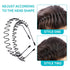 Unisex Flexible Metal Hair Band Headbands, Non-Slip Hairband for Men and Women, Wavy Elastic Hoop