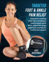 Pack 2 Activewrap Ankle Ice Wrap - Includes Reusable Ultra Flex Gel Ice Pads for Hot & Cold Compression for Foot, Heel