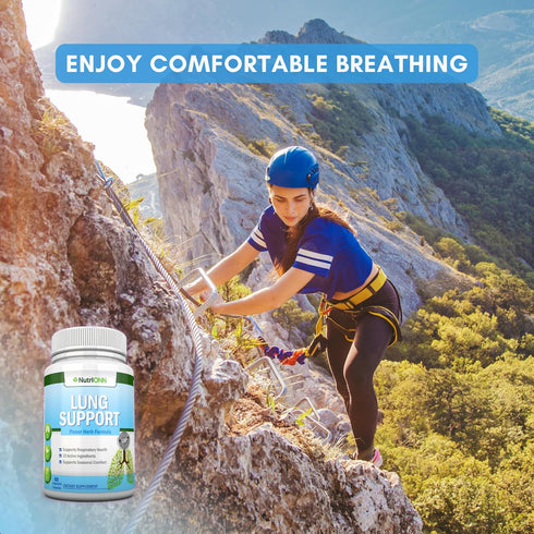 Lung Detox and Cleanse, Extra Strength Herbal Lung Health Supplements for Smokers, Promotes Respiratory Health