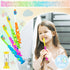 Soft Kids Toothbrushes with Suction Timer - Flossing Bristles, Toddler Toothbrush Set for Ages 3-10, Pack of 4