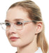 OCCI CHIARI Blue Light Reading Glasses for Women, 2.50 Anti Computer Glare Eyestrain, Spring Hinge Readers (1.0 to 6.0)
